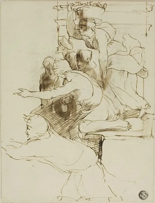 Framed Print : Sketch from the Escurial, n.d. Creator: David Wilkie Framed Print : Sketch from the Escurial, n.d. Creator: David Wilkie