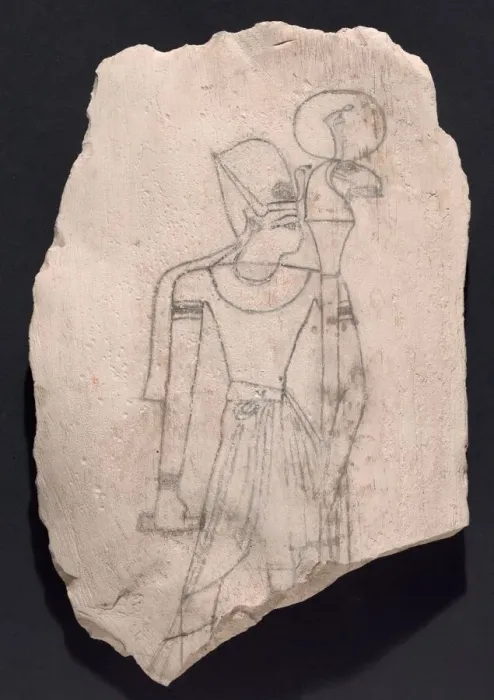 Framed Print : Sketch of a King, Egypt, New Kingdom, Dynasty 19-20 (about 1295-1069 BCE) Framed Print : Sketch of a King, Egypt, New Kingdom, Dynasty 19-20 (about 1295-1069 BCE)