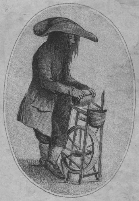 Framed Print : A Sketch of a Knife Grinder, 1753 Framed Print : A Sketch of a Knife Grinder, 1753
