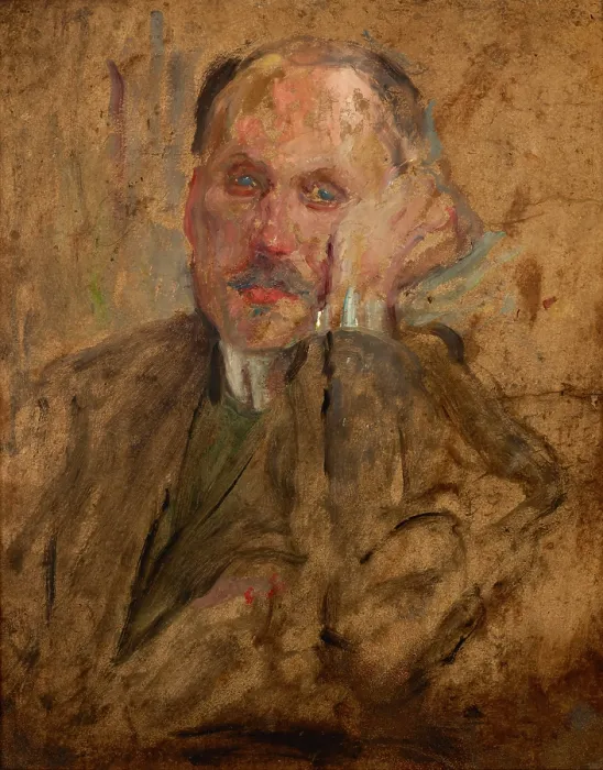 Framed Print : Sketch of a Male Figure, c1925. Creator: Olga Boznanska Framed Print : Sketch of a Male Figure, c1925. Creator: Olga Boznanska
