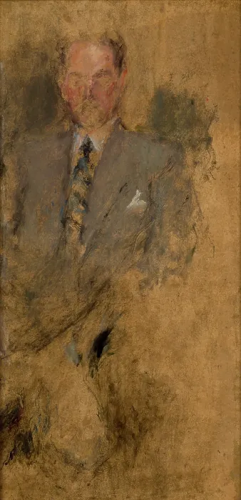 Framed Print : Sketch of a Male Figure, c1932. Creator: Olga Boznanska Framed Print : Sketch of a Male Figure, c1932. Creator: Olga Boznanska