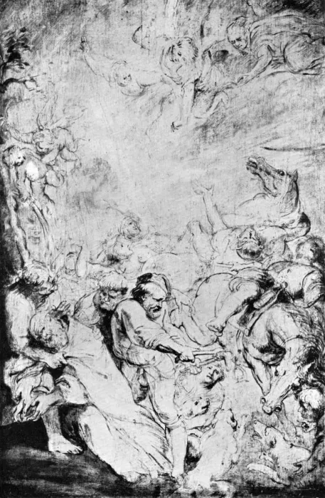 Framed Print : Sketch of the Martydom of St Livinus, c1633, (1933). Artist: Peter Paul Rubens Framed Print : Sketch of the Martydom of St Livinus, c1633, (1933). Artist: Peter Paul Rubens