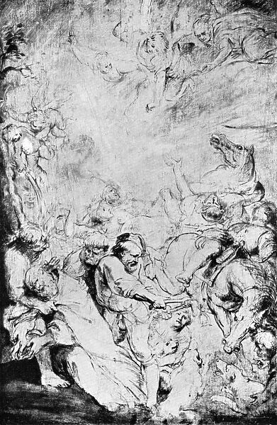 Sketch of the Martydom of St Livinus, c1633, (1933). Artist: Peter Paul Rubens