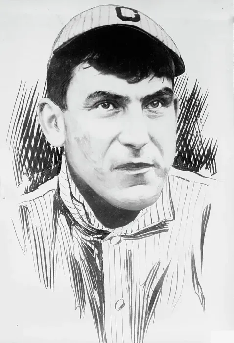 Framed Print : Sketch of Nap Lajoie, Cleveland AL (baseball), 1913. Creator: Bain News Service Framed Print : Sketch of Nap Lajoie, Cleveland AL (baseball), 1913. Creator: Bain News Service