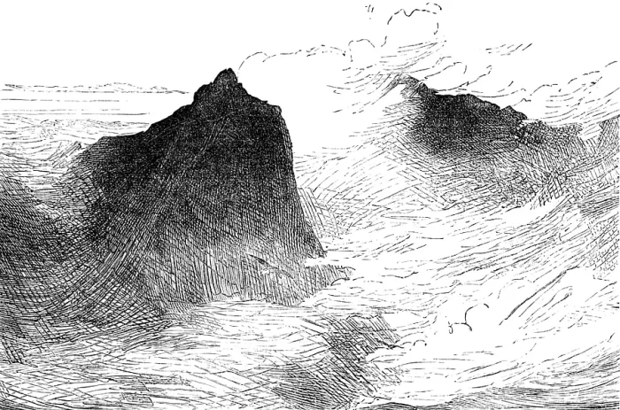 Framed Print : Sketch of a picture in the Royal Academy Exhibition: Mountain Tops, J. M'Whirter, A.R.A. 1881 Framed Print : Sketch of a picture in the Royal Academy Exhibition: Mountain Tops, J. M'Whirter, A.R.A. 1881