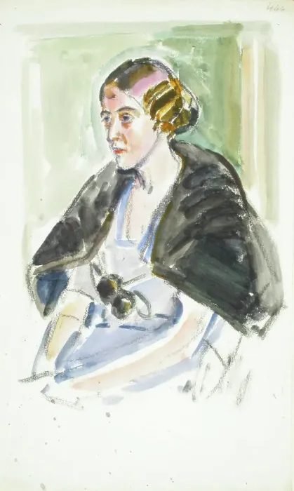 Framed Print : Sketch for a Portrait, c1910s. Creator: Verner Thome Framed Print : Sketch for a Portrait, c1910s. Creator: Verner Thome