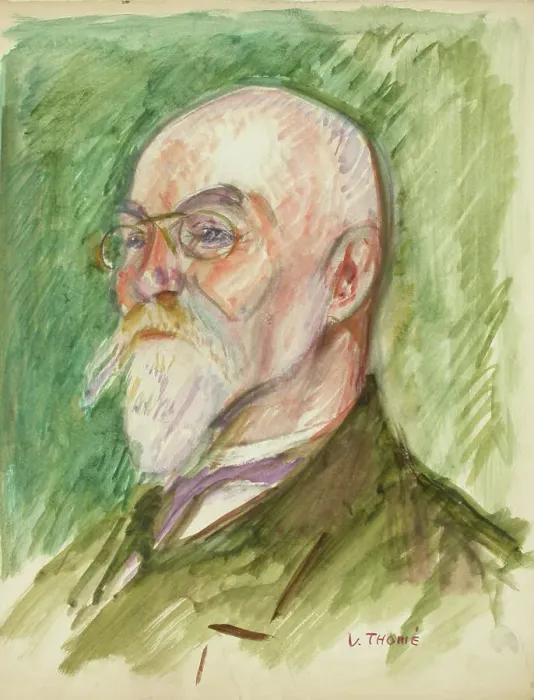 Framed Print : Sketch for a Portrait, c1910s. Creator: Verner Thome Framed Print : Sketch for a Portrait, c1910s. Creator: Verner Thome