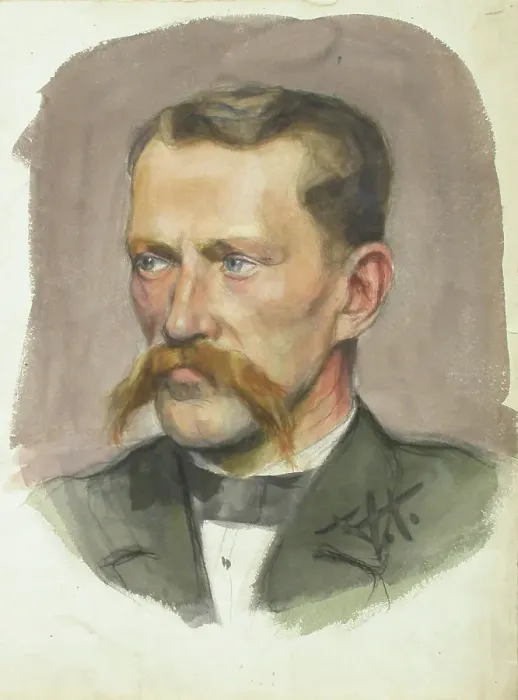 Framed Print : Sketch for a Portrait, c1910s. Creator: Verner Thome Framed Print : Sketch for a Portrait, c1910s. Creator: Verner Thome