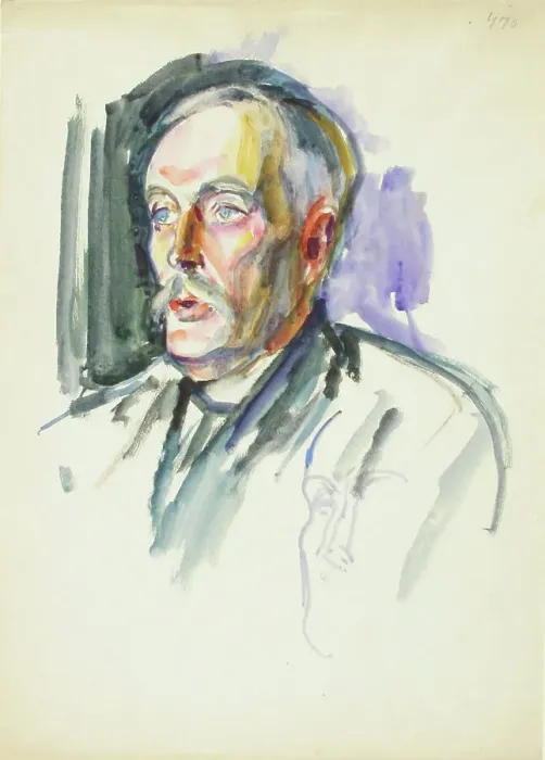 Framed Print : Sketch for a Portrait, c1910s. Creator: Verner Thome Framed Print : Sketch for a Portrait, c1910s. Creator: Verner Thome