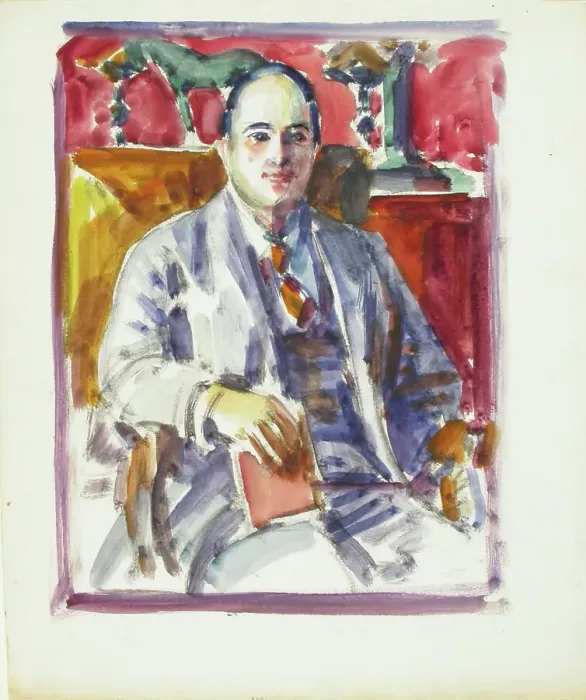 Framed Print : Sketch for a Portrait, c1910s. Creator: Verner Thome Framed Print : Sketch for a Portrait, c1910s. Creator: Verner Thome