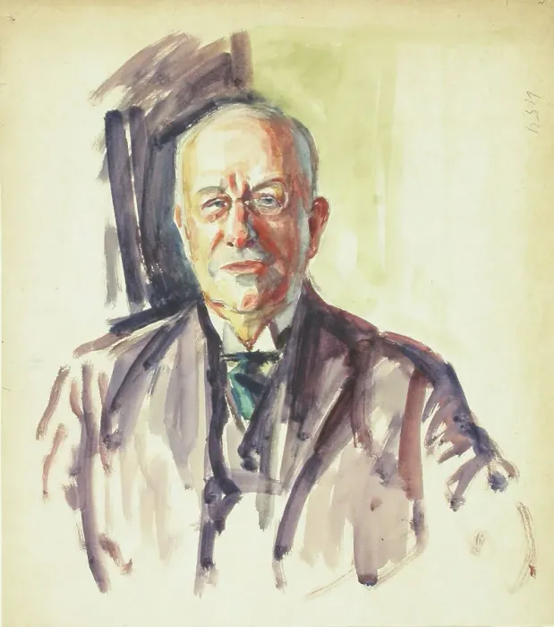 Framed Print : Sketch for a Portrait, c1910s. Creator: Verner Thome Framed Print : Sketch for a Portrait, c1910s. Creator: Verner Thome