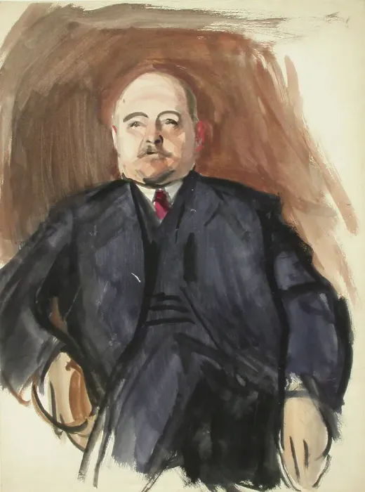 Framed Print : Sketch for a Portrait, c1910s. Creator: Verner Thome