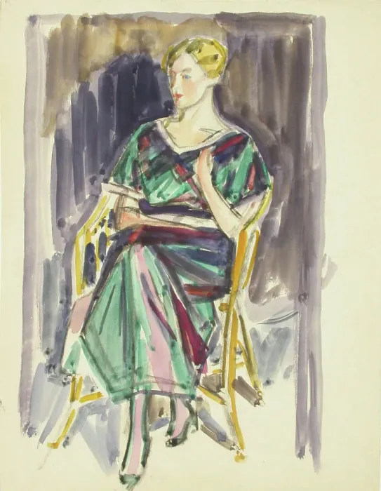 Framed Print : Sketch for a Portrait, c1910s. Creator: Verner Thome Framed Print : Sketch for a Portrait, c1910s. Creator: Verner Thome