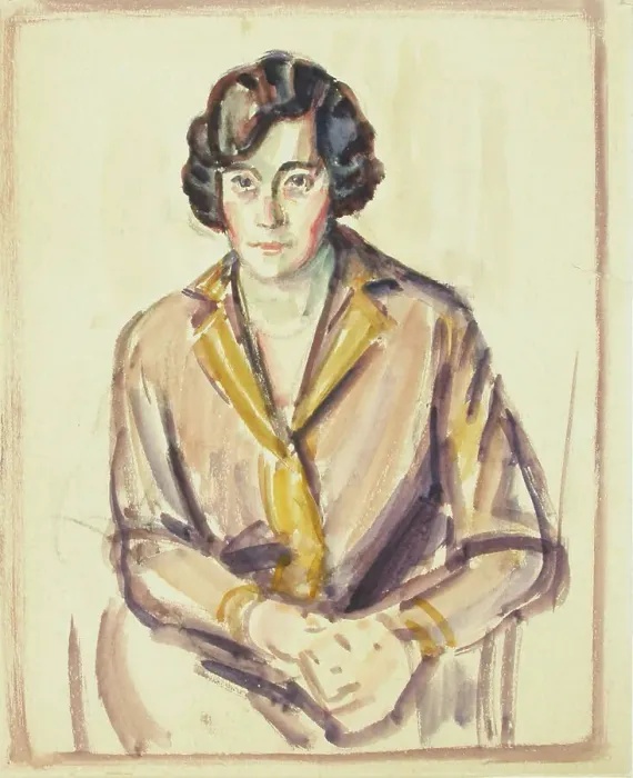 Framed Print : Sketch for a Portrait, c1910s. Creator: Verner Thome Framed Print : Sketch for a Portrait, c1910s. Creator: Verner Thome