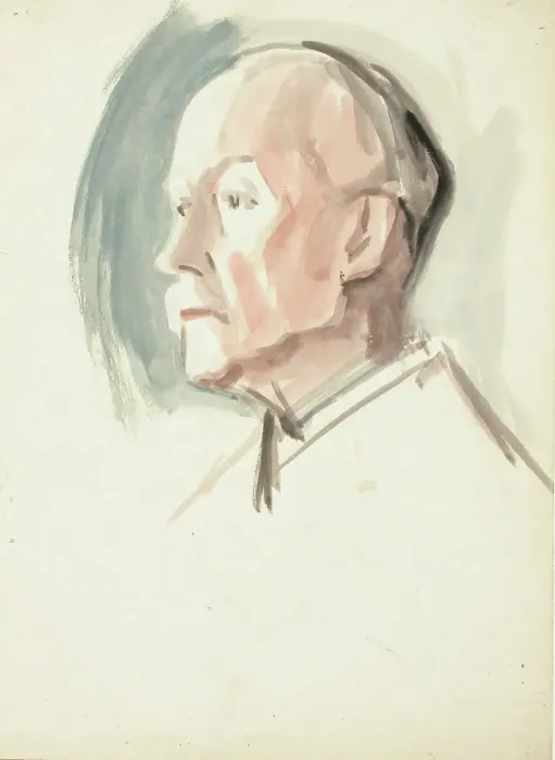 Framed Print : Sketch for a Portrait, c1910s. Creator: Verner Thome Framed Print : Sketch for a Portrait, c1910s. Creator: Verner Thome