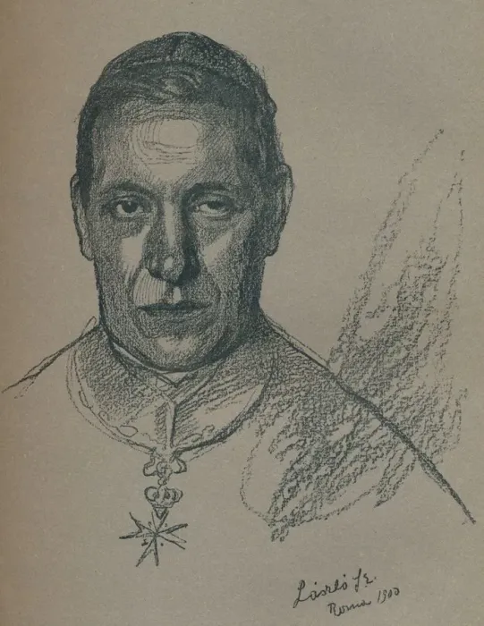Framed Print : Sketch-Portrait of His Eminence Cardinal Rampolla, 1900 (1901-1902). Artists: Fulop Laszlo, Philip A de Laszlo Framed Print : Sketch-Portrait of His Eminence Cardinal Rampolla, 1900 (1901-1902). Artists: Fulop Laszlo, Philip A de Laszlo