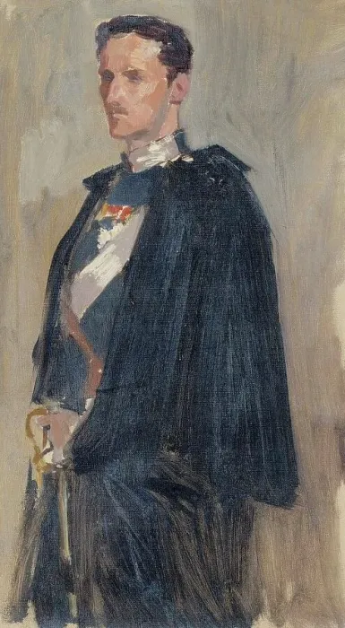 Framed Print : Sketch for the Portrait of Prince Carl, 1890-1895. Creator: Albert Edelfelt Framed Print : Sketch for the Portrait of Prince Carl, 1890-1895. Creator: Albert Edelfelt