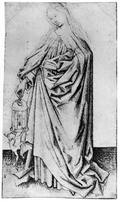 Framed Print : Sketch of a saint, 1913. Artist: Rogier Van der Weyden Framed Print : Sketch of a saint, 1913. Artist: Rogier Van der Weyden