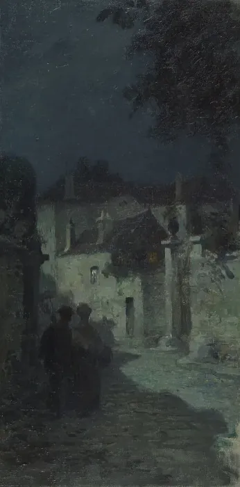 Framed Print : Sketch for the town hall of Bagneux: rue Etienne Dolet, landscape, c1907. Creator: Paul Albert Steck Framed Print : Sketch for the town hall of Bagneux: rue Etienne Dolet, landscape, c1907. Creator: Paul Albert Steck