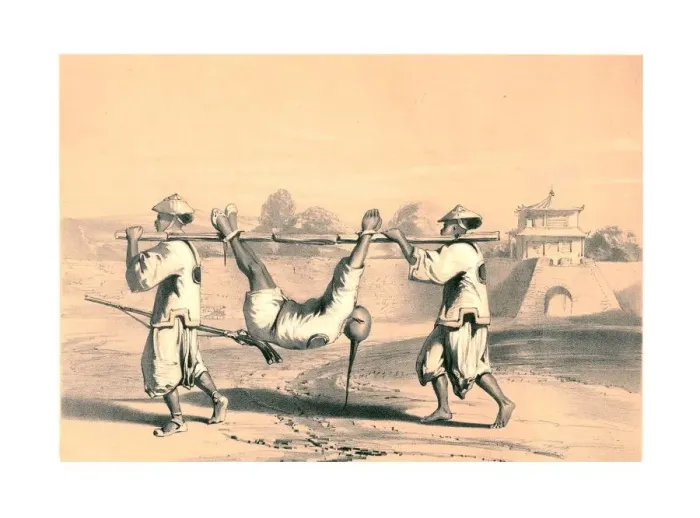 Framed Print : Sketch from the wall on the morning after the grand attack, China, 19th century Framed Print : Sketch from the wall on the morning after the grand attack, China, 19th century