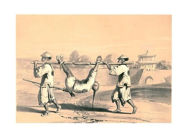 Sketch from the wall on the morning after the grand attack, China, 19th century