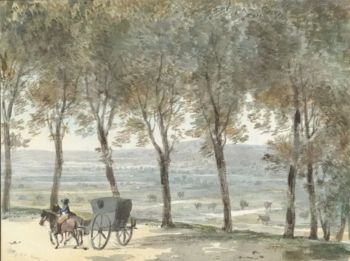 Framed Print : Sketchbook of a Journey to the Chateau d Eu, 1811. Creator Framed Print : Sketchbook of a Journey to the Chateau d Eu, 1811. Creator