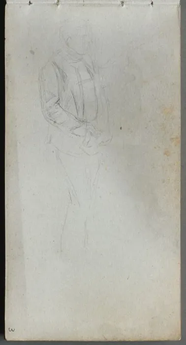 Framed Print : Sketchbook, page 03: Figure Study. Creator: Ernest Meissonier (French, 1815-1891) Framed Print : Sketchbook, page 03: Figure Study. Creator: Ernest Meissonier (French, 1815-1891)