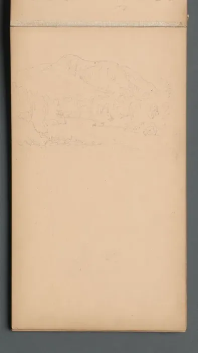 Framed Print : Sketchbook, page 08: Carter Mountian (?), 1859. Creator: Sanford Robinson Gifford (American Framed Print : Sketchbook, page 08: Carter Mountian (?), 1859. Creator: Sanford Robinson Gifford (American