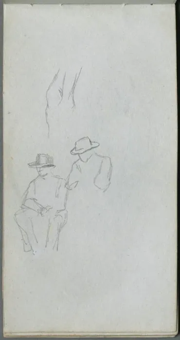 Framed Print : Sketchbook, page 32: Study of Figures. Creator: Ernest Meissonier (French, 1815-1891) Framed Print : Sketchbook, page 32: Study of Figures. Creator: Ernest Meissonier (French, 1815-1891)