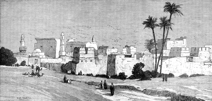 Framed Print : Sketches in Egypt: the Ruins of Thebes - Temples of Luxor, 1883. Creator: Unknown Framed Print : Sketches in Egypt: the Ruins of Thebes - Temples of Luxor, 1883. Creator: Unknown