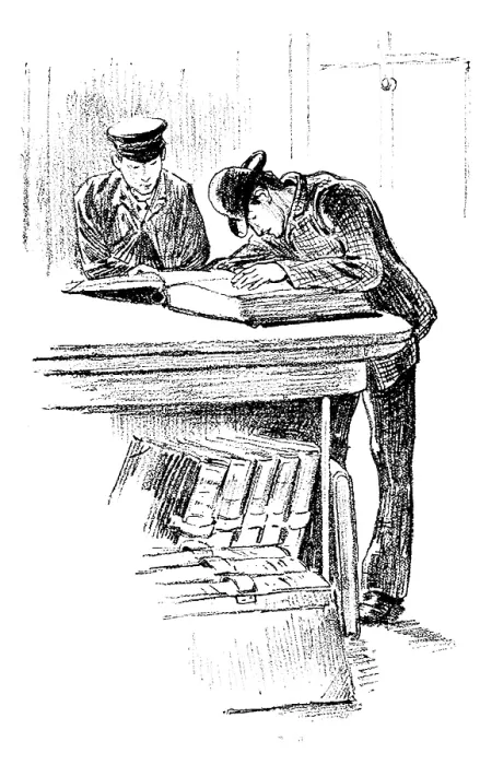Framed Print : Sketches at the General Register Office, Somerset House: On the Scent, 1890. Creator: Unknown Framed Print : Sketches at the General Register Office, Somerset House: On the Scent, 1890. Creator: Unknown