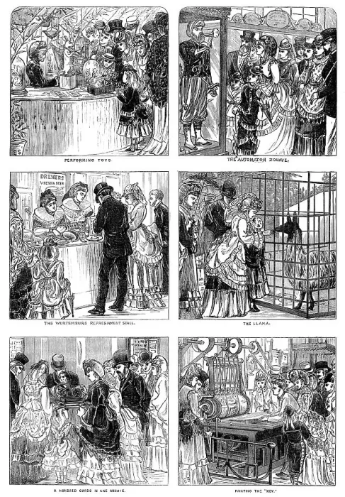 Framed Print : Sketches in the International Exhibition, 1871. Creator: Unknown Framed Print : Sketches in the International Exhibition, 1871. Creator: Unknown