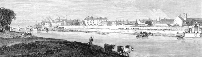 Framed Print : Sketches from Ireland: barracks and ancient castle of Athlone, 1870. Creator: Unknown Framed Print : Sketches from Ireland: barracks and ancient castle of Athlone, 1870. Creator: Unknown