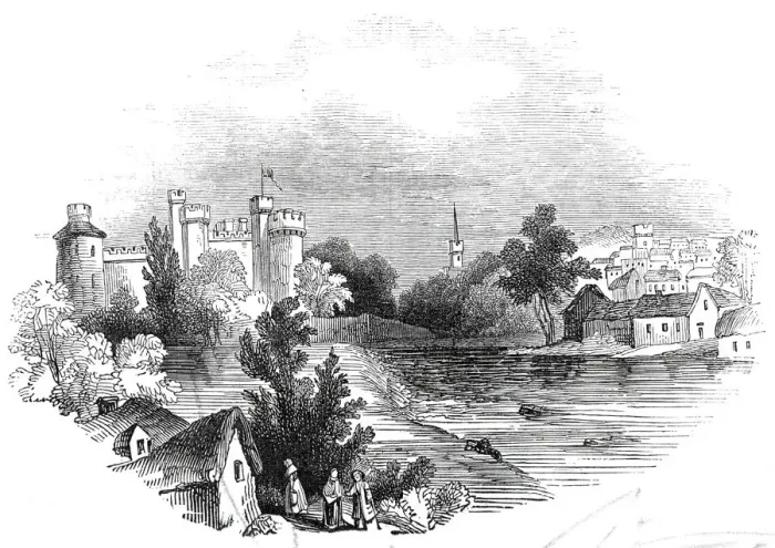 Framed Print : Sketches in Ireland - Kilkenny, 1845. Creator: Unknown Framed Print : Sketches in Ireland - Kilkenny, 1845. Creator: Unknown