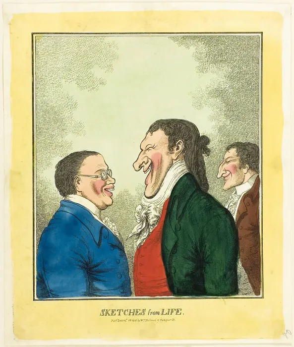 Framed Print : Sketches from Life, 1810. Creator: Unknown Framed Print : Sketches from Life, 1810. Creator: Unknown
