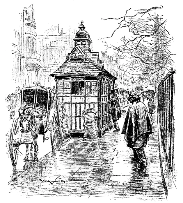 Framed Print : Sketches of London Cabs and Cabmen: a cabmen's shelter, 1890. Creator: Unknown. Sketches of London Cabs and Cabmen: a cabmen's shelter, 1890. Creator: Unknown Framed Print : Sketches of London Cabs and Cabmen: a cabmen's shelter, 1890. Creator: Unknown. Sketches of London Cabs and Cabmen: a cabmen's shelter, 1890. Creator: Unknown