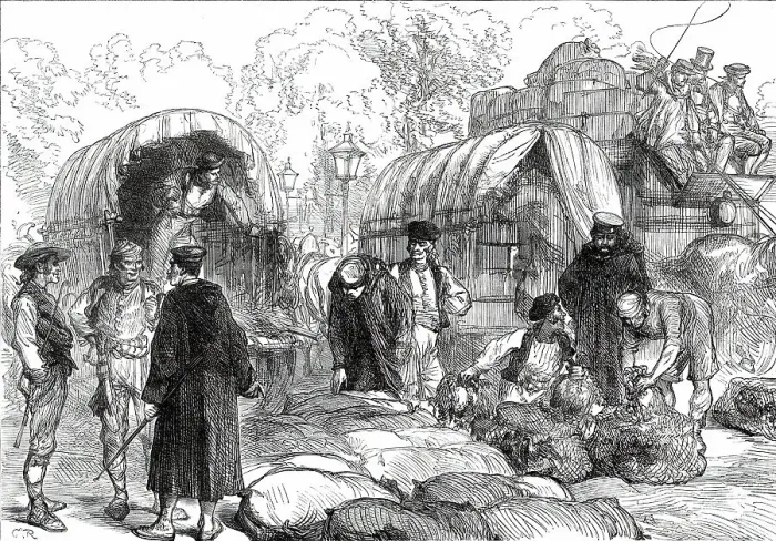 Framed Print : Sketches in Madrid: the Octroi at the entrance to Madrid, 1876. Creator: C.R.. Sketches in Madrid: the Octroi at the entrance to Madrid, 1876. Creator: C.R Framed Print : Sketches in Madrid: the Octroi at the entrance to Madrid, 1876. Creator: C.R.. Sketches in Madrid: the Octroi at the entrance to Madrid, 1876. Creator: C.R