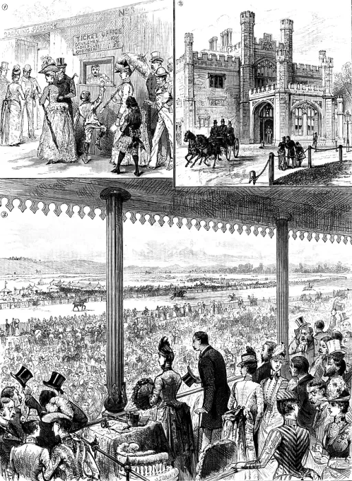 Framed Print : Sketches at Melbourne, Australia, by our Special Artist, Mr. Melton Prior, 1890. Creator: Unknown Framed Print : Sketches at Melbourne, Australia, by our Special Artist, Mr. Melton Prior, 1890. Creator: Unknown