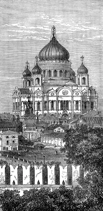 Framed Print : Sketches in Moscow, by our special artist: the Church of the Saviour, 1874. Creator: Unknown Framed Print : Sketches in Moscow, by our special artist: the Church of the Saviour, 1874. Creator: Unknown