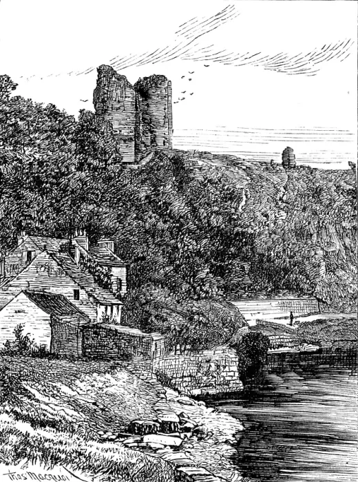 Framed Print : Sketches in Nidderdale, Yorkshire: Knaresborough Castle, 1883. Creator: Unknown Framed Print : Sketches in Nidderdale, Yorkshire: Knaresborough Castle, 1883. Creator: Unknown
