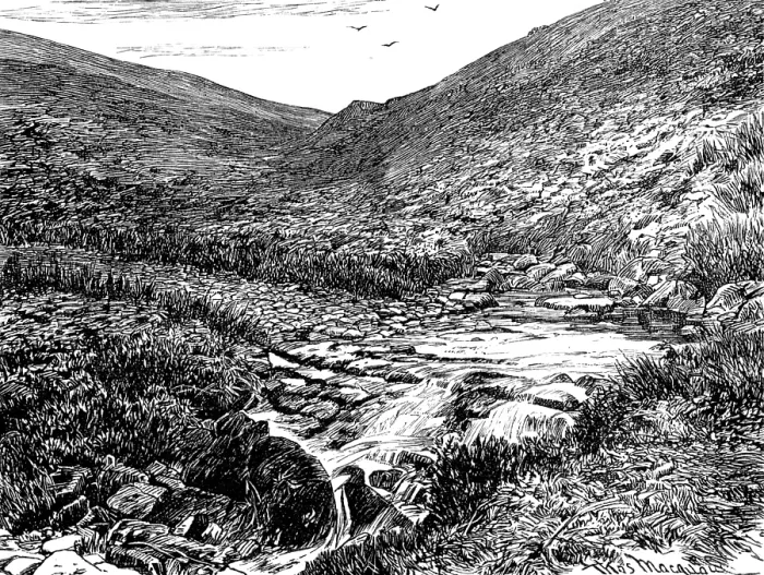 Framed Print : Sketches in Nidderdale, Yorkshire: near Goydon Pot Hole, 1883. Creator: Unknown Framed Print : Sketches in Nidderdale, Yorkshire: near Goydon Pot Hole, 1883. Creator: Unknown