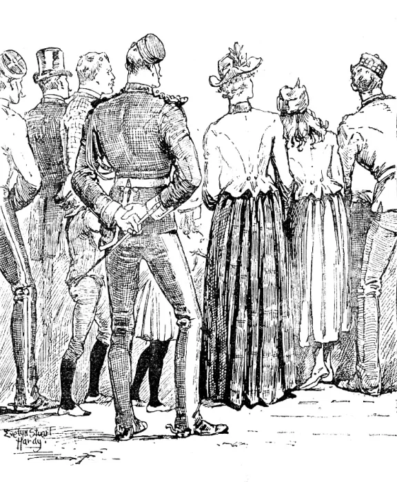 Framed Print : Sketches at the Royal Military Tournament...: spectators, 1890. Creator: Unknown Framed Print : Sketches at the Royal Military Tournament...: spectators, 1890. Creator: Unknown