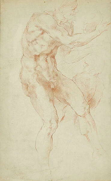Sketches of Two Satyrs, n.d. Creator: Jean-Baptiste Carpeaux