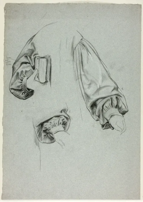 Framed Print : Three Sketches of Sleeves, n. d. Creator: Henry Stacy Marks Framed Print : Three Sketches of Sleeves, n. d. Creator: Henry Stacy Marks