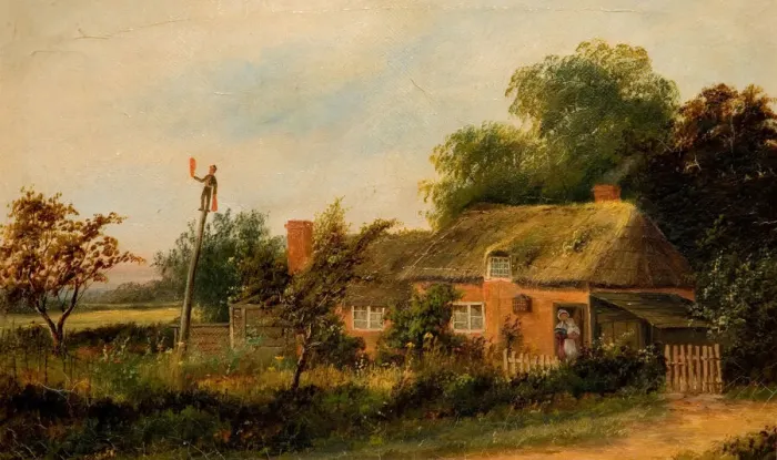 Framed Print : Skets Cottage Northfield, Birmingham, 1875-1900. Creator: Thomas Kendrick Framed Print : Skets Cottage Northfield, Birmingham, 1875-1900. Creator: Thomas Kendrick
