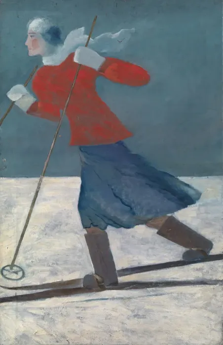 Framed Print : Skier. Private Collection Framed Print : Skier. Private Collection