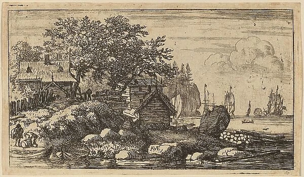 Two Empty Skiffs, probably c. 1645 / 1656. Creator: Allart van Everdingen