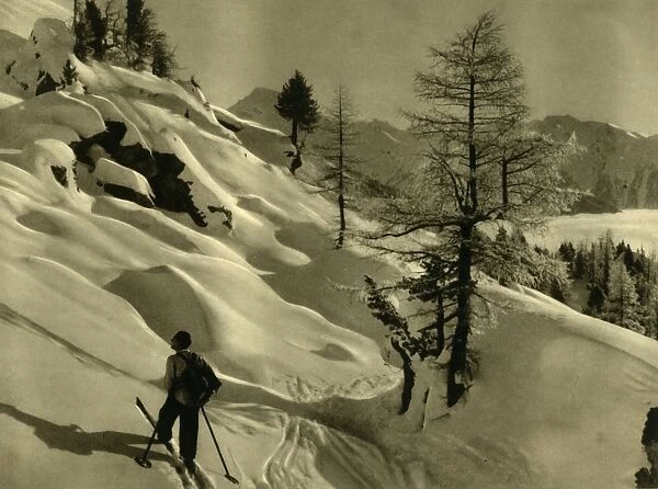 Skiing at Ankogel, Austria, c1935. Creator: Unknown