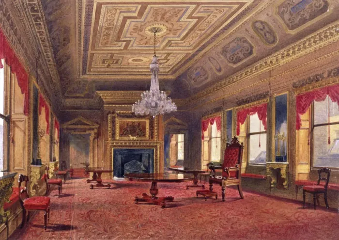 Framed Print : Skinners Hall, London, 1890. Artist: John Crowther Framed Print : Skinners Hall, London, 1890. Artist: John Crowther