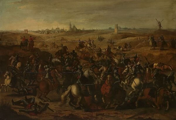 The Skirmish Between Cuirassiers, 5 February 1600, on the Vughterheide, c.1635. Creator: Unknown